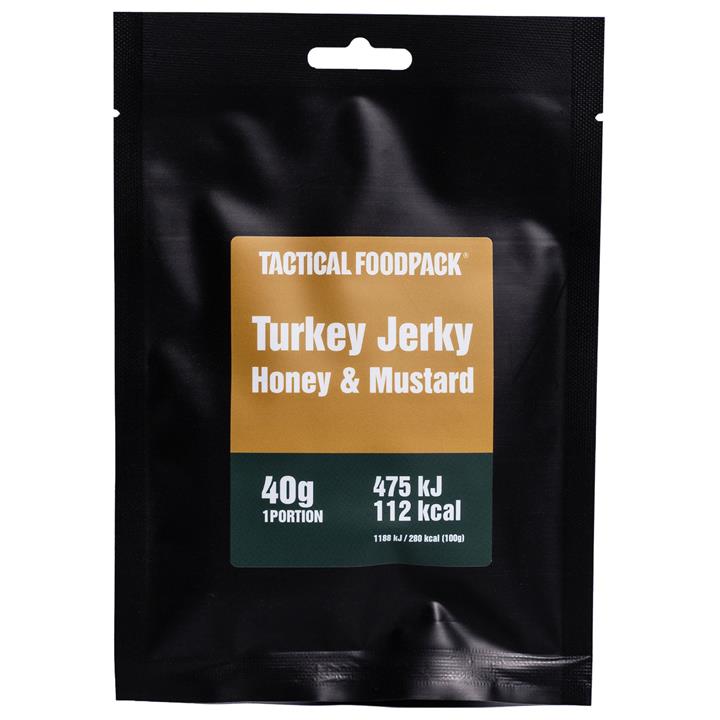 Turkey Jerky Honey & Mustard 40g (Τζέρκι καπνιστή γαλοπούλα)