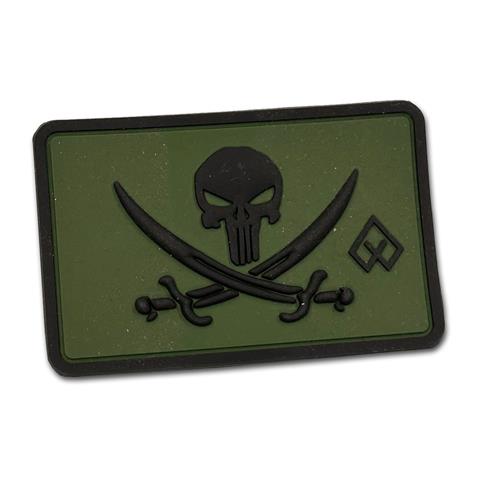 Skull with blades (Λαδί, Μαύρο)