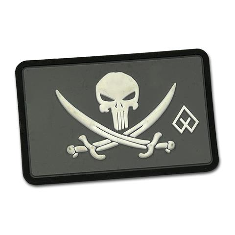 Skull with blades (Γκρι - Λευκό)