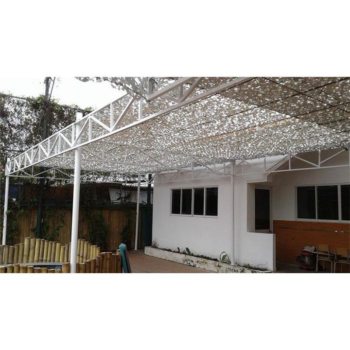 Δίχτυα Ενισχυμένης Σκίασης με αρτάνι διαστάσεις 4 x 8 Χιονιού (Λευκό)