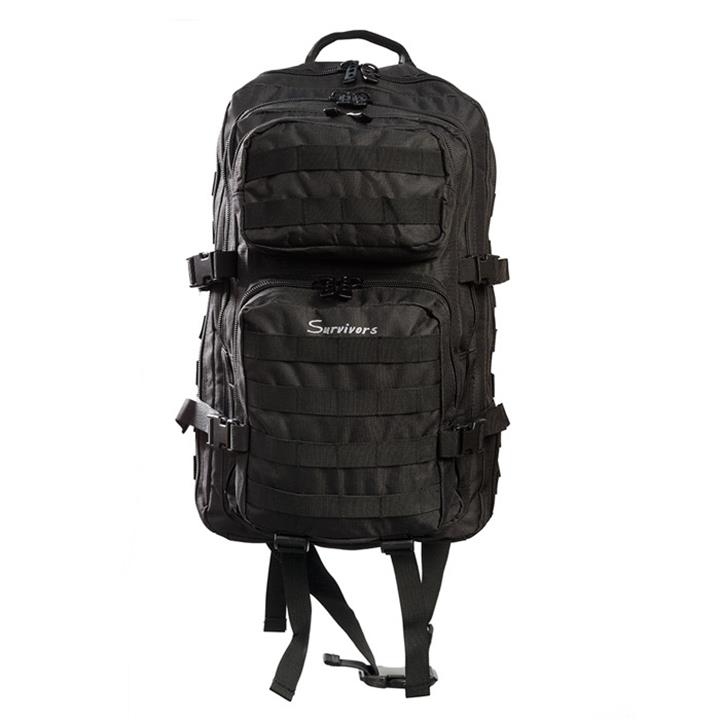 Σακίδιο πλάτης μεγάλο 45/55 lt Survivors Μαύρο