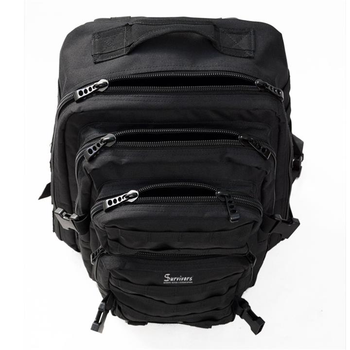 Σακίδιο πλάτης μεγάλο 45/55 lt Survivors Μαύρο