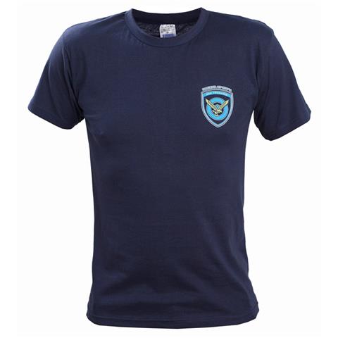 Μπλουζάκι Mπλε με στάμπα ΠΟΛΕΜΙΚΗ ΑΕΡΟΠΟΡΙΑ